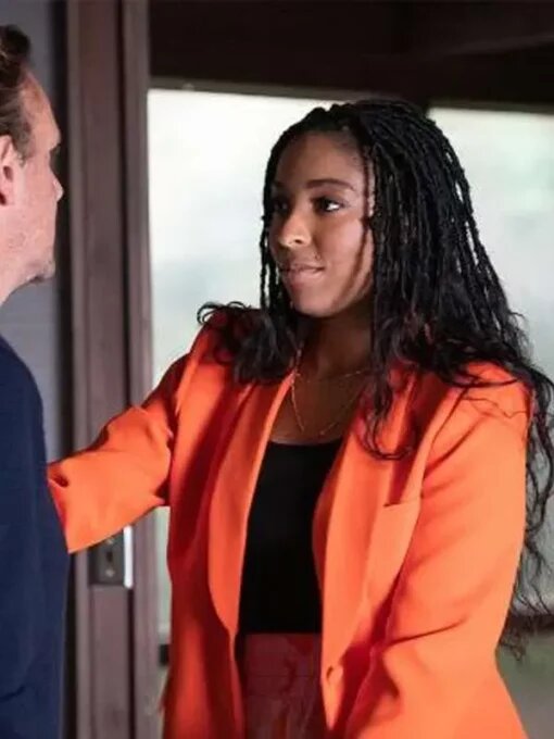 Shrinking 2023 Jessica Williams Orange Blazer