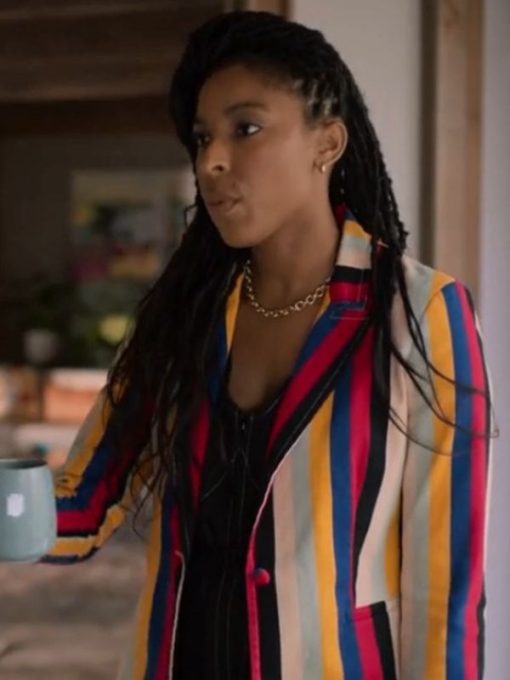 Shrinking Jessica Williams Multicolor Blazer