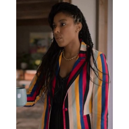 Shrinking Jessica Williams Multicolor Blazer