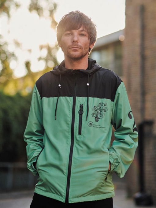 Singer Louis Tomlinson Windbreaker