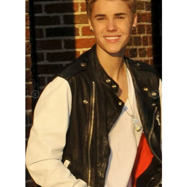 Singer Justin Bieber Stylish Leather Jacket