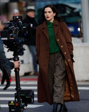 Zoey Deutch Something from Tiffany? Brown Coat