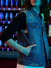 Stranger Things Joseph Quinn Denim Vest