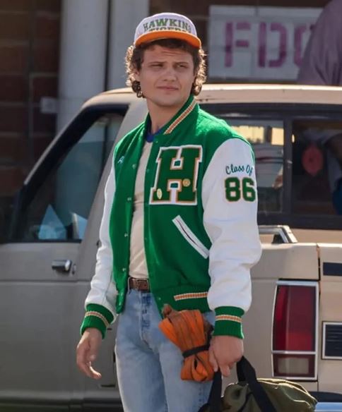 Stranger Things S04 Eddie Munson Letterman Jacket