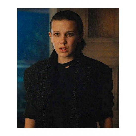 Stranger Things S03 Eleven Wool Coat