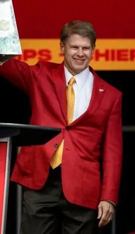 Super Bowl LVII Clark Hunt Red Blazer