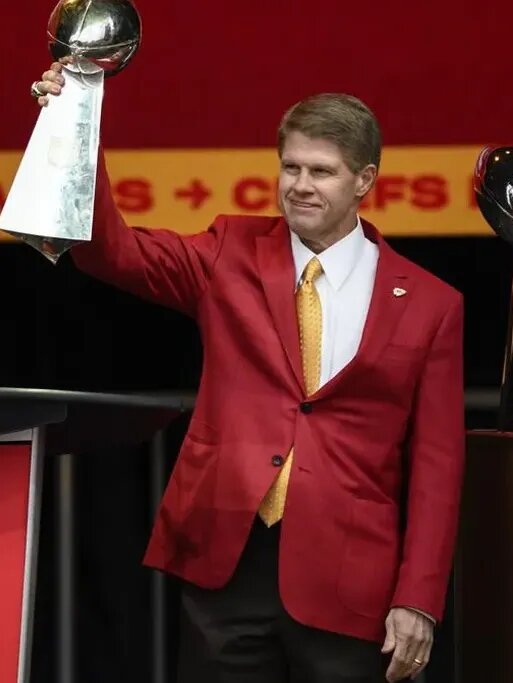 Super Bowl LVII Clark Hunt Red Blazer