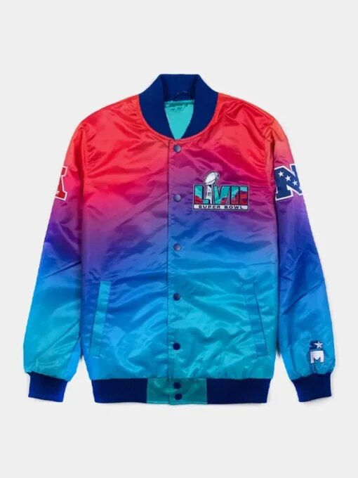 Super Bowl LVII Red And Blue Varsity Jacket