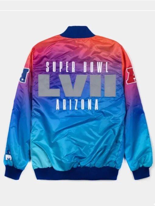 Super Bowl LVII Red And Blue Varsity Jacket