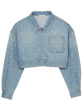 Susie Glass Embellished Denim Jacket The Gentlemen Netflix