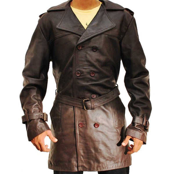 Johnny Depp Sweeney Todd Long Leather Coat