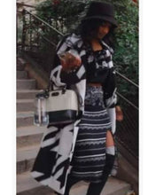 Real Girlfriends in Paris 2022 Kacey Margo Print Coat