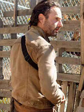 The Walking Dead Rick Grimes Brown Cotton Jacket