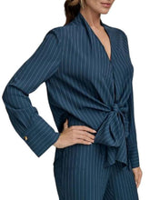 Blue-wrap-blouse