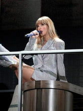 Taylor Swift Eras Tour Silver Blazer