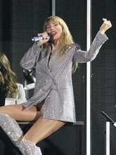 Taylor Swift Eras Tour Silver Blazer