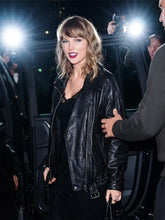 Taylor swift NYC 2026 YSL Leather Jacket