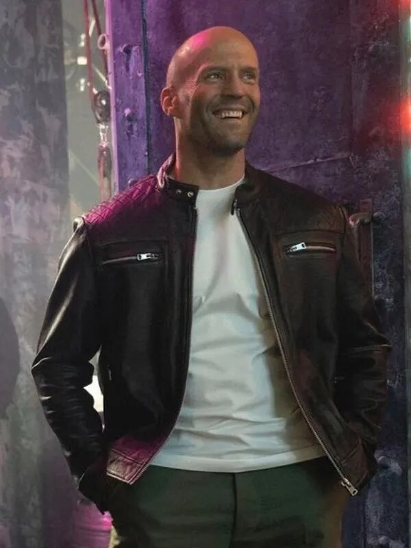 The Expendables 4 2023 Jason Statham Black Jacket