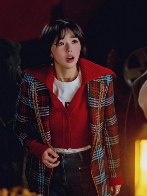 The Fabulous Chae Soo-bin Plaid Coat