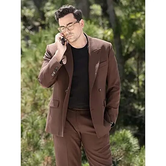 The Idol 2023 Dan Levy Brown Suit