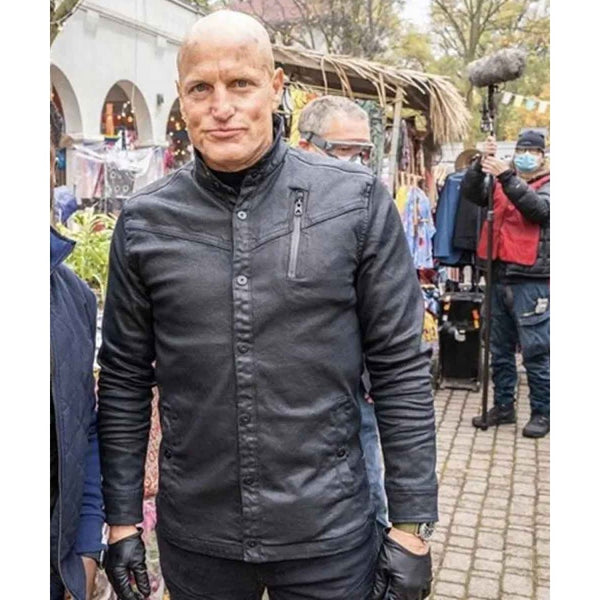 The Man From Toronto Woody Harrelson Leather Jacket