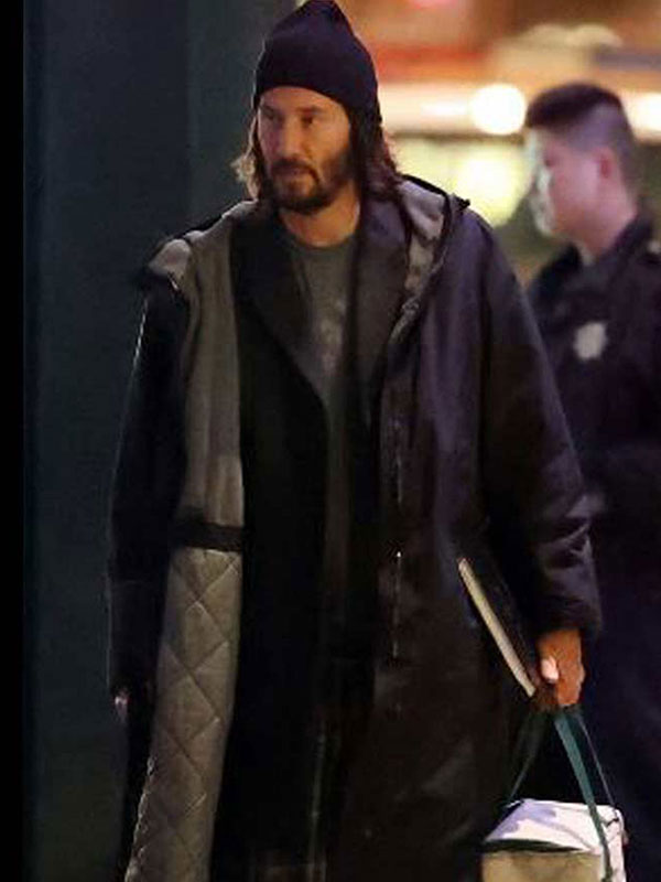 The Matrix 4 Keanu Reeves Hooded Coat