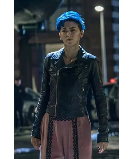 Jessica Henwick The Matrix Resurrections 4 Bugs Leather Jacket