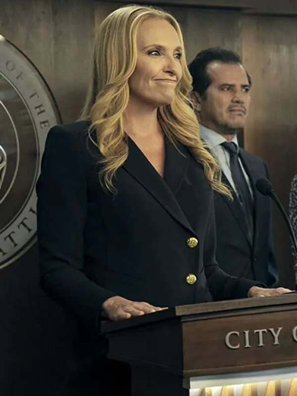 Toni Collette The Power 2023 Black Blazer