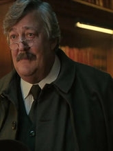 The Sandman 2022 Stephen Fry Green Trench Coat