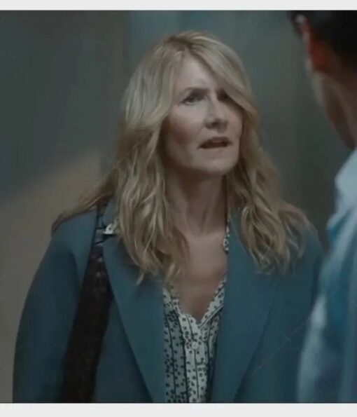 The Son 2022 Laura Dern Blue Coat