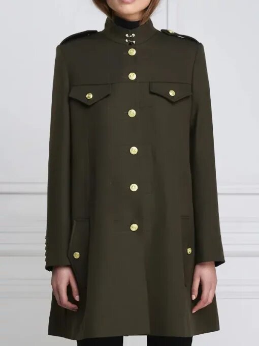 The Traitors Claudia Winkleman Green Coat