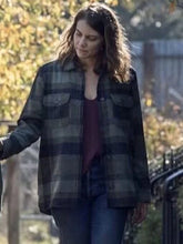 The Walking Dead S10 Maggie Rhee Plaid Jacket