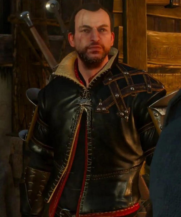 The Witcher 3 Lambert Brown Leather Costume Jacket