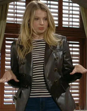 The Young And The Restless 2023 Allison Lanier Leather Blazer