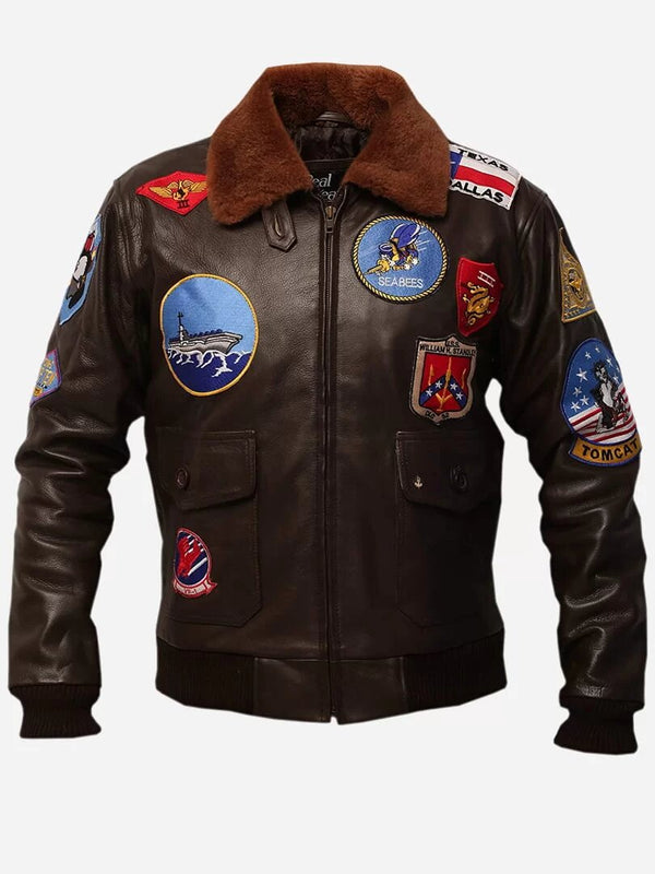 Top Gun Tom Cruise Leather Jacket