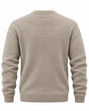 Tom Hiddleston Beige Knitted Sweater