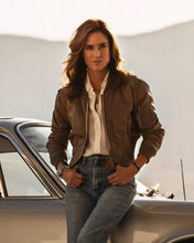 Jennifer Connelly Top Gun Maverick Brown Jacket