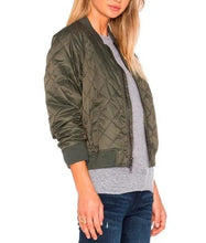 Chicago PD S08 Tracy Spiridakos Green Quilted Jacket