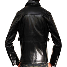 Troy Classic United Four Pocket Black Leather Jacket