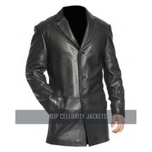 Three Button Front Closure Men Lambskin Jacket