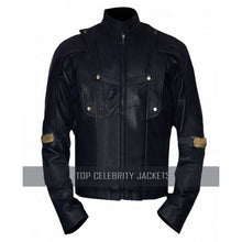 Starlord Guardians Of The Galaxy Chris Black Leather Jacket