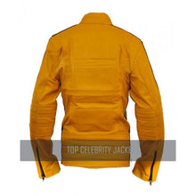 Kill Bill Men's Women's Uma Yellow Bride Motorcycle Biker Unisex Leather Jacket