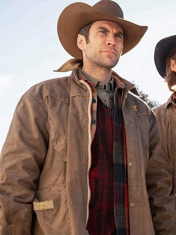 Yellowstone Wes Bentley Cotton Jacket
