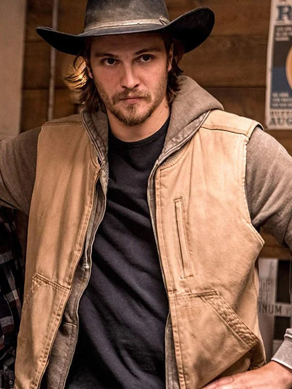 Luke Grimes Yellowstone Kayce Dutton Vest