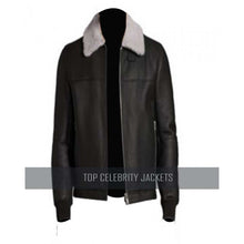 Dobbis Essence Shearling-Trimmed Leather Jacket