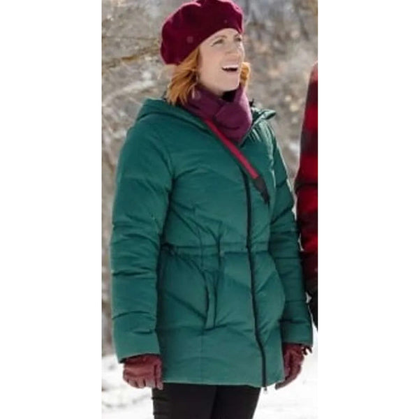 Brittany Snow Christmas with the Campbells Puffer Jacket