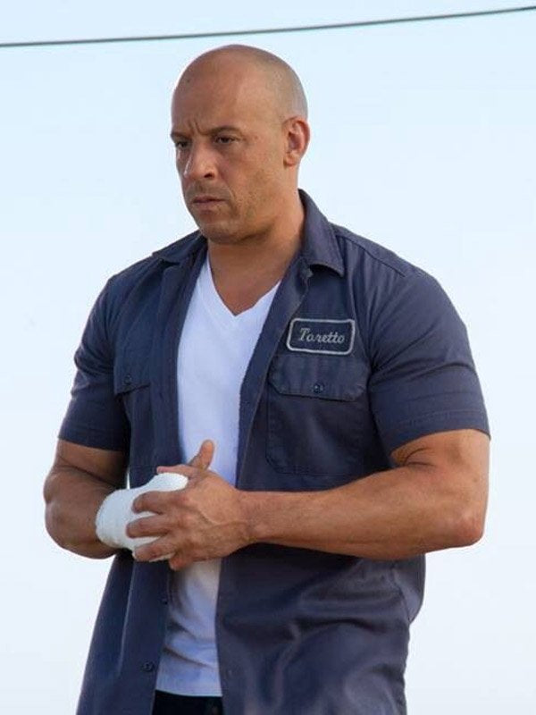 Vin Diesel Fast X 2023 Toretto Blue Shirt