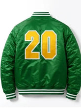 WWE 2026 SummerSlam CM Punk Minnesota North Stars Green Bomber Jacket