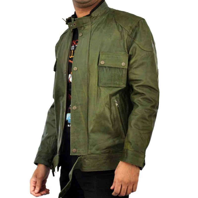 Green Wanted James McAvoy Wesley Gibson Leather Jacket