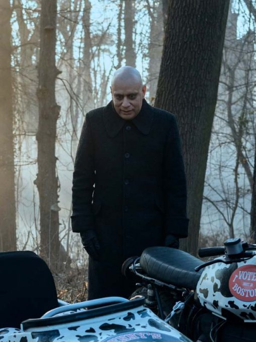 Wednesday Uncle Fester 2022 Black Coat